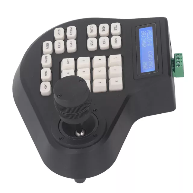 (UK Plug 100240V)3D PTZ Camera Keyboard RS485 Joystick Controller For Network