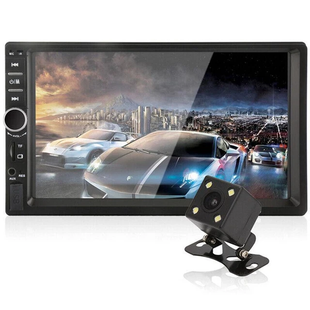 2Din BT 7in Car Radio Audio MP5 Player Aux-In USB Mirror Link W/Reverse Camera