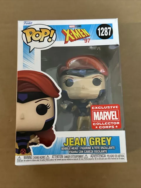 Funko POP! X-Men '97 Jean Grey #1287 Marvel Collector Corps Exc W/ Protector