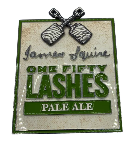 Beer Tap Badge Decal Metal James Squire One Fifty Lashes  NEW Other