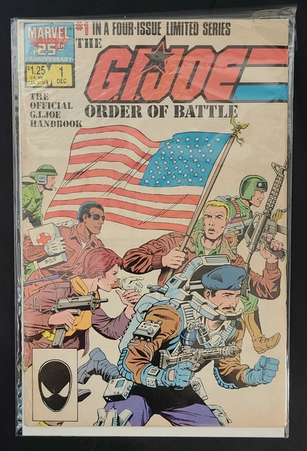 G.I. JOE ORDER OF BATTLE Vol.1 # 1 November 1986 (Marvel Comics) 🍒