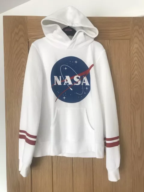 H&m nasa hoodie online white