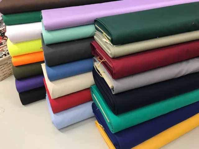 PREMIUM QUALITY cotton drill fabric 150cm wide  twill extra thick material 50cm