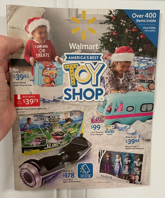 2019 WALMART CHRISTMAS Toy Shop Catalog Wii PS4 Rare Collectible 19.90