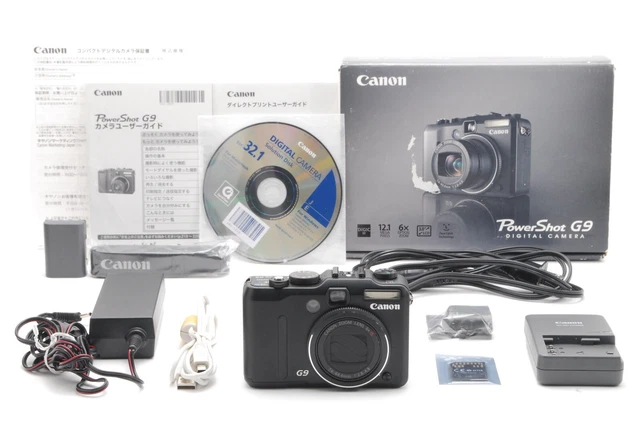 [Top MINT w/ Box]Canon PowerShot G9 12.1MP Compact Digital Camera +SD Card JAPAN