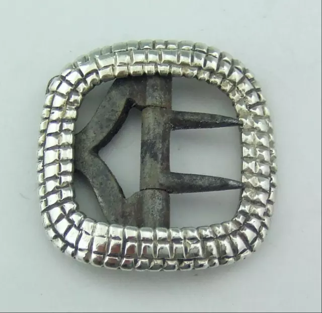 ANTIQUE GEORGIAN SOLID  SILVER BUCKLE 1833 London