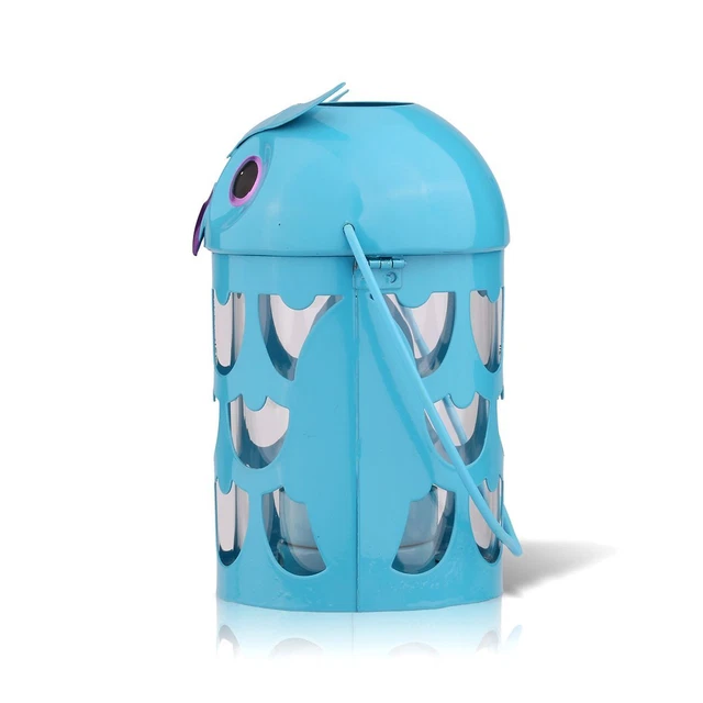 TOOARTS Gufo supporto di candela (blu) lampada uragano pratico creativo di W3S1
