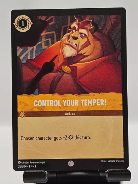 Disney Lorcana TCG Singles | Control Your Temper! | NM/M | Syd