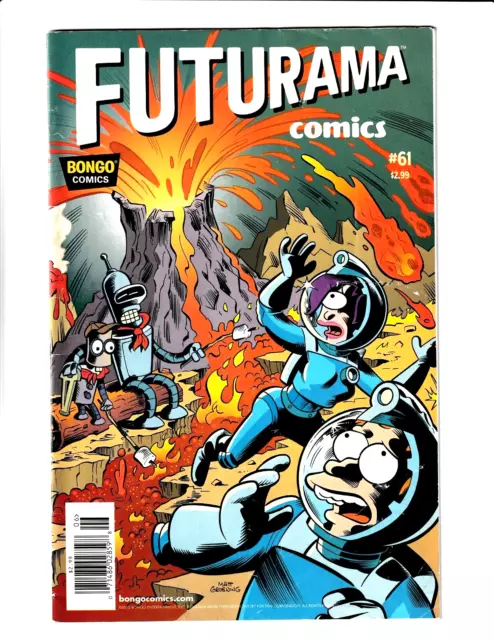 Futurama Comics #61 LOW PRINT NEWSSTAND EDITION 2012 Bongo Comics 🔥