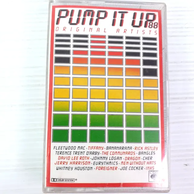 Pump It Up 88 Original Artist Cassette Tape 1988 Rock Pop Electronic