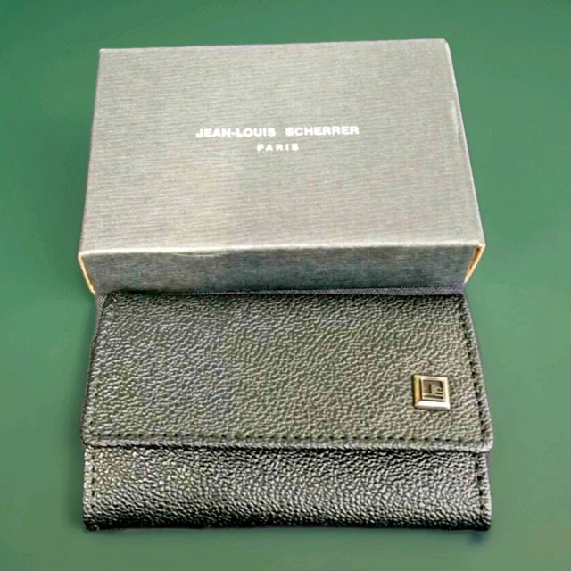 Portefeuille/porte-monnaie Jean Louis Scherrer – Similicuir Rouge, Occasion TBEG