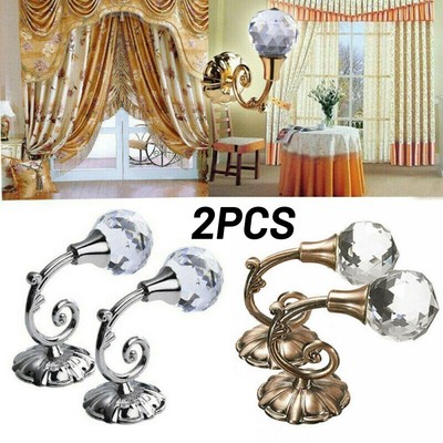 Tourwin 2 Pz Ganci Fermatende Decorativi Cristallo Gancio per Tenda,Appendiabiti da PareteTourwin 2 Pz Ganci Fermatende Decorativi Cristallo Gancio per Tenda,Appendiabiti da Parete 