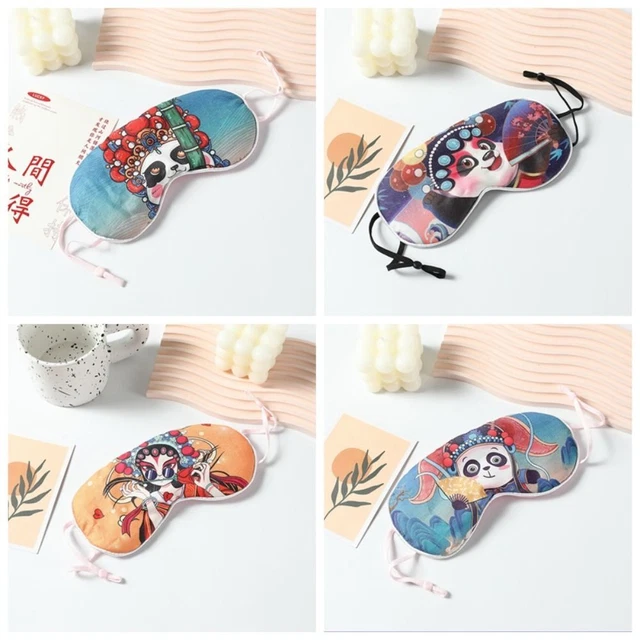 Soft Sleeping Blindfold Relax Eye Patches Portable Eye Sleeping Mask  Women