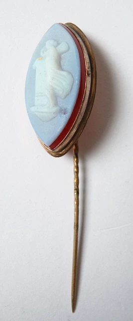 Épingle à Chapeau Ou Chignon Ancienne En Argent Et Strass - XIXe Siècle, Acier