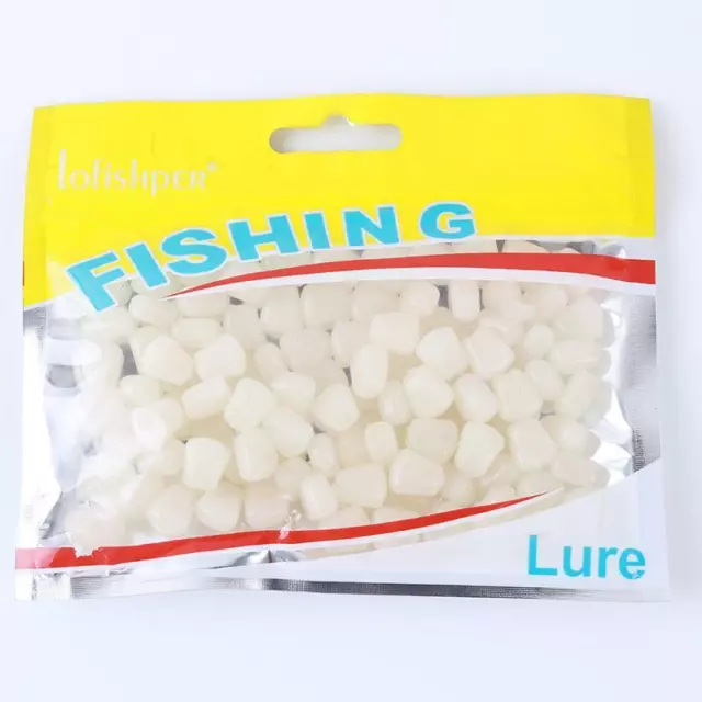 New 100pcs Fake Soft Artificial Corn Flavor Carp Bream Bait Fishing Lure FW