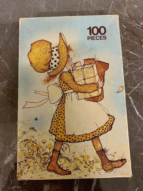 Holly Hobbie 100 Piece Vintage Jigsaw Puzzle, Arrow Games No 5677, 1978