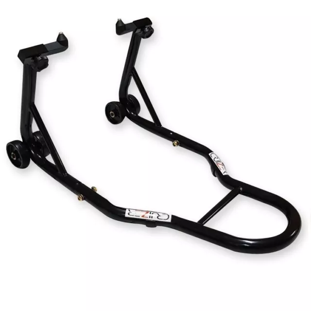 Cruizer - Cavalletto ANTERIORE alza moto radiale NERO con attacchi a Cono