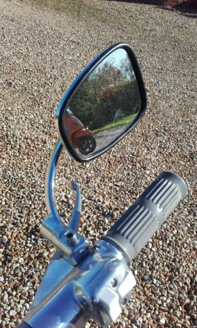 Lambretta Handlebar mirror Series 3/GP (1962-1991)  4." Dia SX200 SX150 Li Tv Gp 3