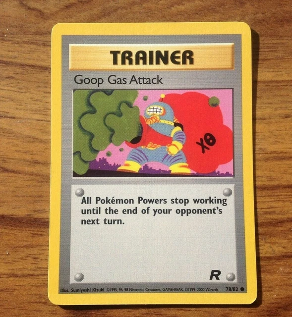 Goop Gas Attack Trainer 78/82 - Team Rocket Set - Pokemon Card - Free UK Postage
