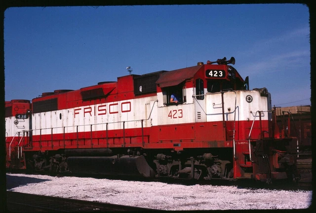 Original Rail Slide - SLSF Frisco 423 St Louis MO 5-13-1980