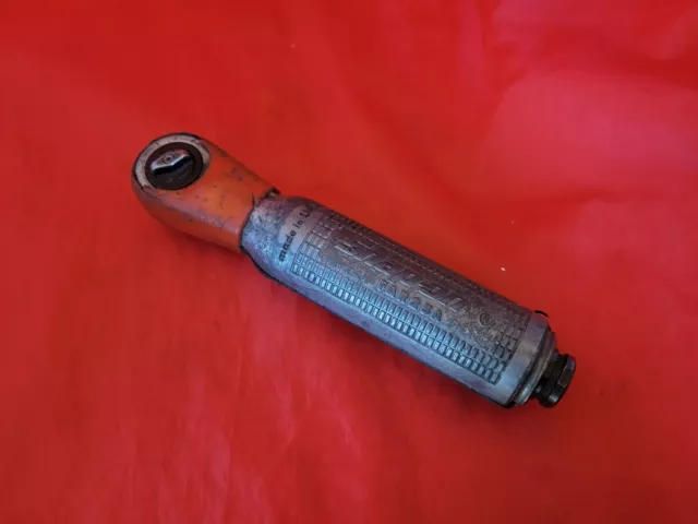 Snap-on FAR25A Reversible 1/4" Drive Pneumatic Air Ratchet Boot TESTED WORKS USA