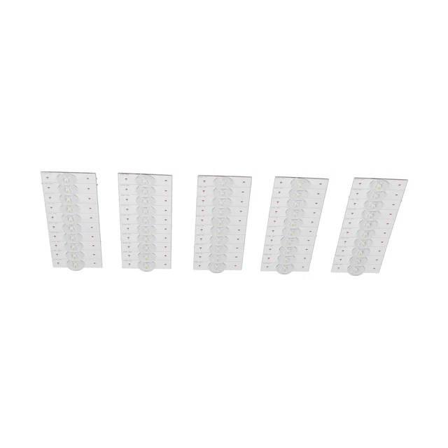 50Pcs SMD Lamp Bead W/ Optical Lens Fliter Fiber Board 6V Led Light Strip Parts