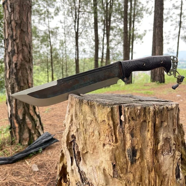 CUSTOM HANDMADE CARBON Steel Blade Survival Bowie Knife Hunting