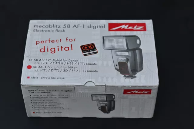 Flash cobra Metz Mecablitz 58 AF-1 Nikon