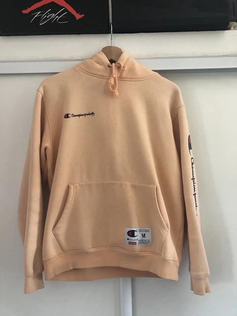 Supreme x best sale champion hoodie fw16