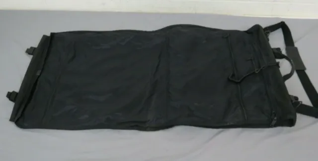TUMI High-Quality Black Ballistic Nylon Bi-Fold Shoulder Carry Garment Bag LOOK 3