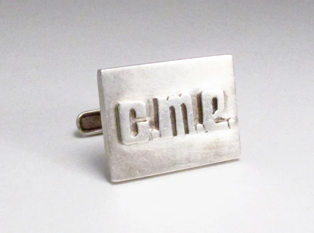 One Stray Antique Chicago Silver Co. USA Arts & Crafts Sterling Silver Cufflink