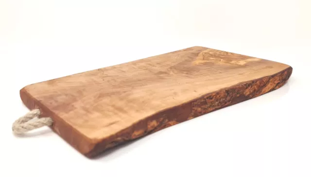 Vassoio da Colazione Dulcimer Martellato di Alta Qualità Legno Olivo Vesperbrett