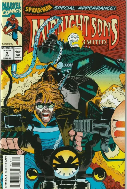 Midnight Sons Unlimited #3 Spider-Man Marvel Comics October Oct 1993 (VF)