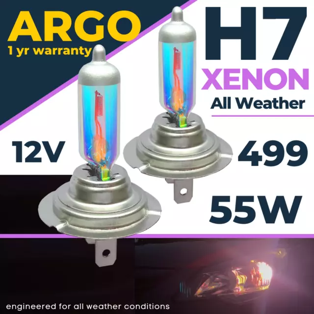 Vauxhall Astra Corsa C D Vxr Sri Gsi H7 55w 4500k Xenon Rainbow Headlight Bulbs