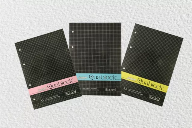 QUABLOCK A5 - 6 blocchi fogli colorati a quadretti 5mm by Pigna EUR 7,99 -  PicClick IT