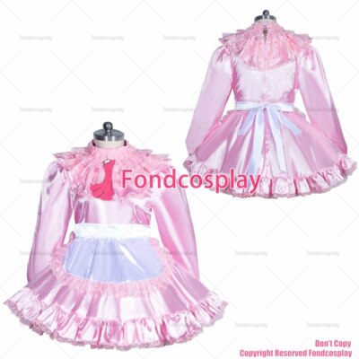 Lockable Sissy Maid Pink Dress