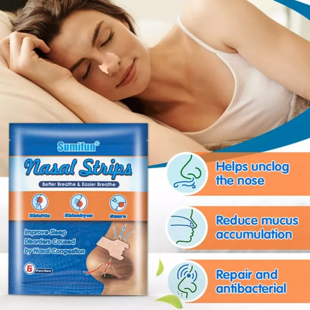 Parche nasal anti-ronquidos salud respiración mejora la calidad del sueño