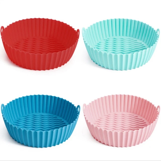 Pentola in silicone per friggitrice ad aria, Insermi in silicone facili da pulire per aria M8J2