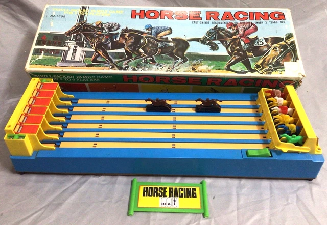 thumbnail image 2 of Desktop Derby Horse Race Game – Miniature Racing Game With 6 Horses 2 of 6
