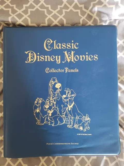Disney Movie Panels With 120 Stamps 1990