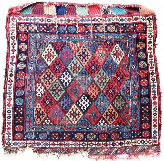 Tapis ancien rug oriental orient tribal Persan Perse Turc Kurde Jaff 1900