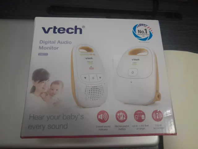 Brand New VTech DM111 Digital Audio Baby Monitor open box