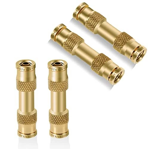 1/4& AIR BRAKE Line Fitting, (Onequarter of an inch) DOT Brass Push in
