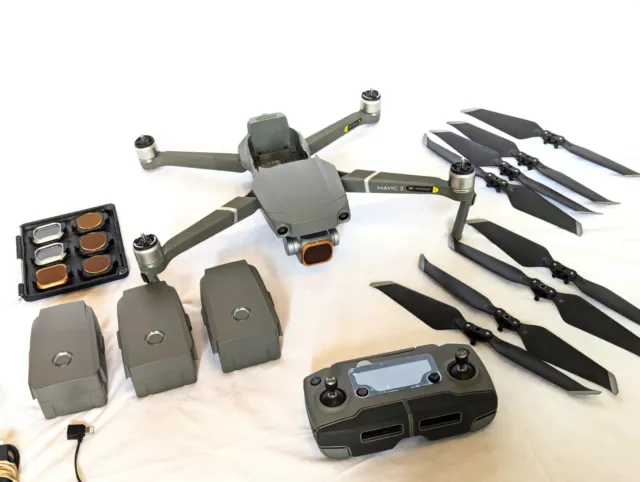 DJI Mavic 2 Pro FLY MORE 20mp Camera drone 3 Batteries +More! Low Flights!