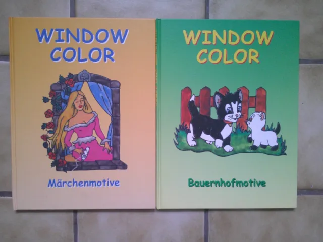 2 Window Color Bücher Malvorlagen Märchenmotive Bauernhofmotive Kindermotive
