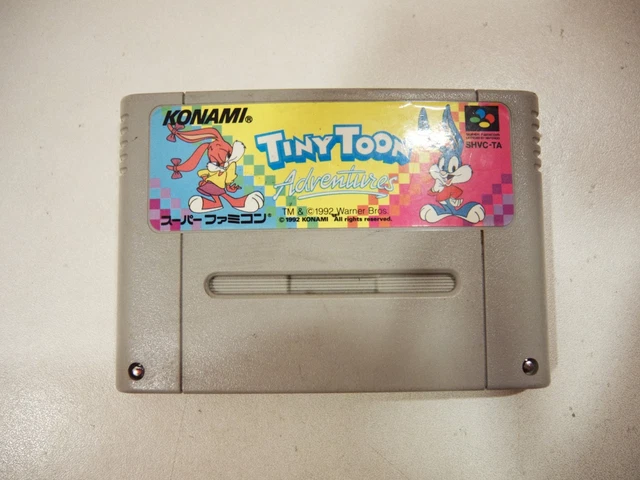Tiny Toon Adventures – Dotabata Daiundoukai – Super Famicom (Japon) – État Correct