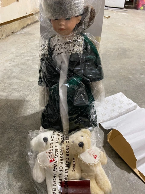 Heritage Signature Collection Dana and Her Bears Porcelain Doll Set - 12312