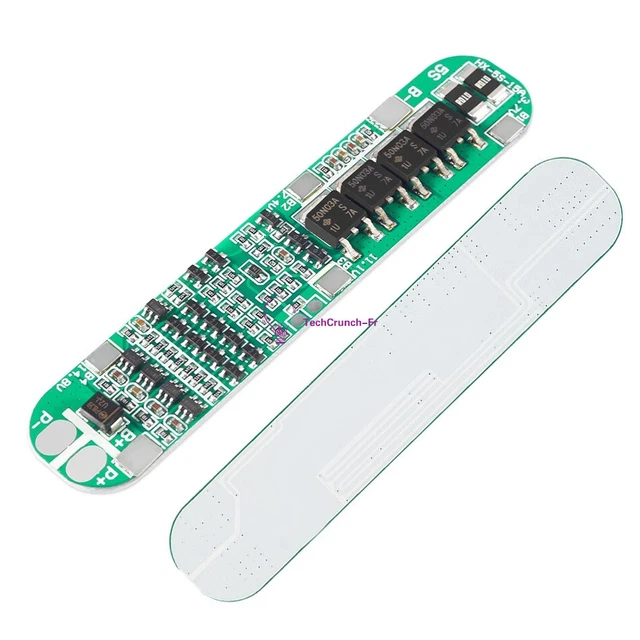 5S Li-ion BMS Protection Board – 18.5V/21V 15A For Power Tool Batteries & 18650 Cells