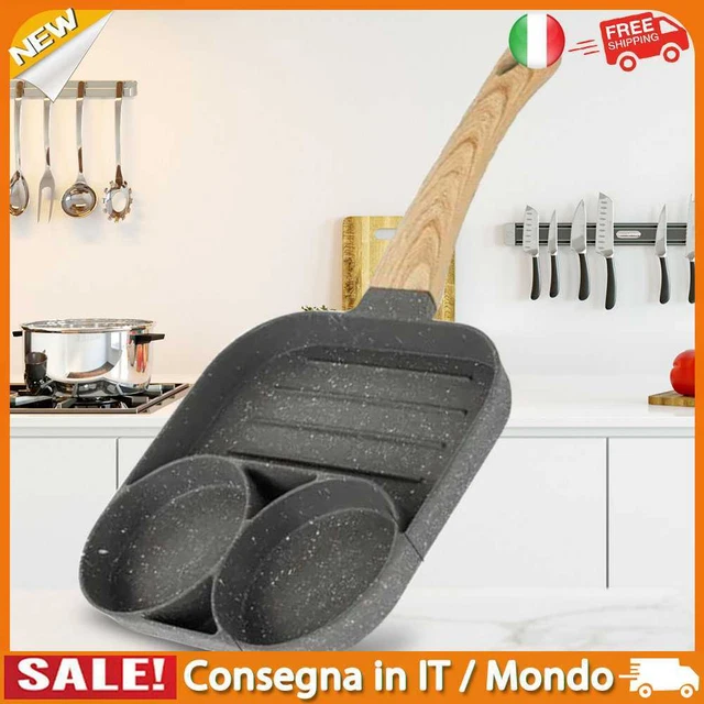 IT Four-Hole Frying Pan Food Grade Coating Omelet Pans Cooking Utensils (B)