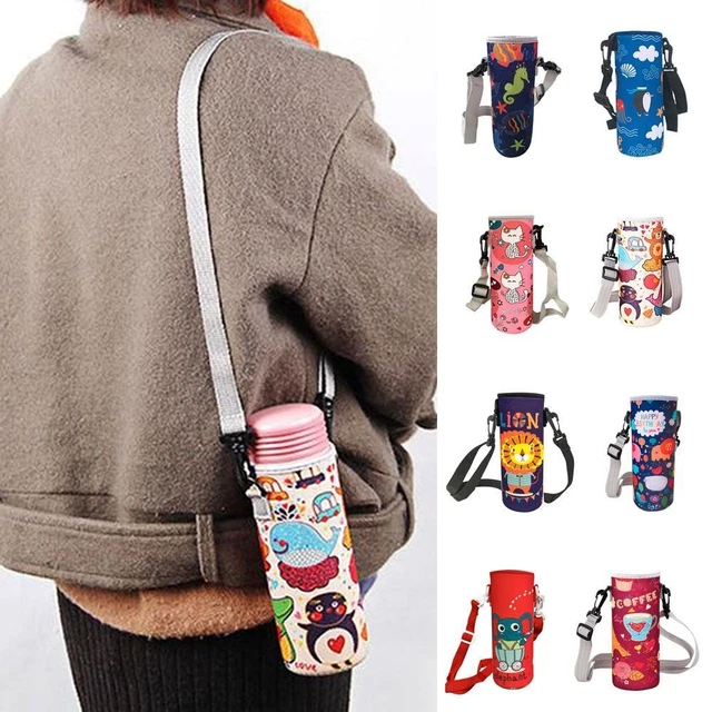 Bolsa aislada cubierta botella de agua aspiradora manga botella de agua estuche manga taza